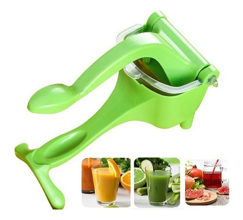 Exprimidor Frutas Manual Extractor Limon Naranja Jugo Verde