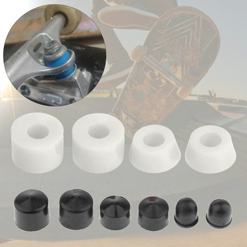 20x Kit De Bucha De Caminhão De Skate Amortecedores Macios