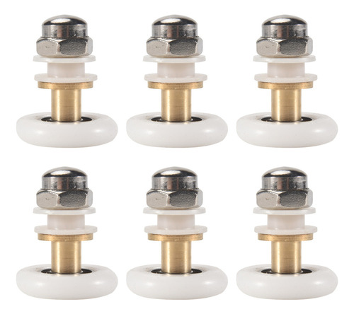 /para 6 Rodillos De 27 Mm Para Puertas De Ducha Corredizas