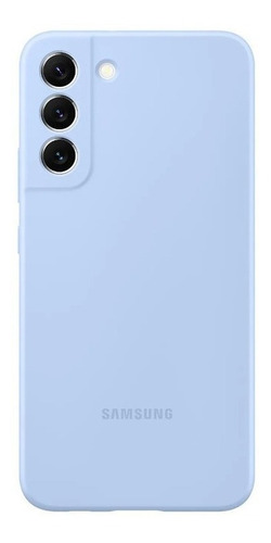 Samsung Silicone Cover Case Para Galaxy S22 Plus Azul
