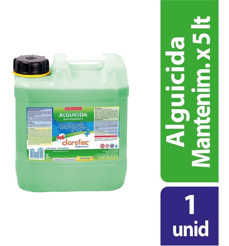 Imagen 3 de 11 de Alguicida Mantenimiento 5 Lts Clorotec Piletas