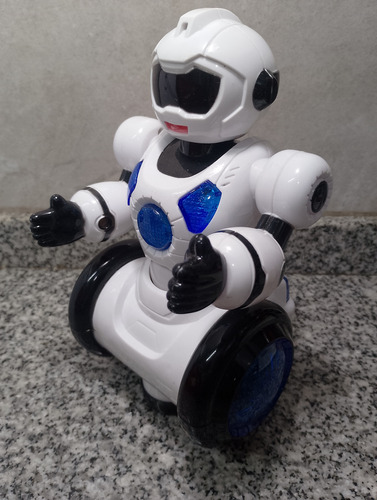 El Duende Azul Guardián Espacial Robot Luz Y Sonido