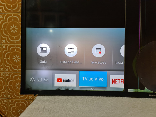Tv Led Curva Samsung Un40ku6300g Peças Display Quebrado (Usado)