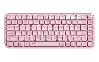 Teclado 3-11 Bluetooth Inalambrico Tablet Pc Smart Tv Rosa