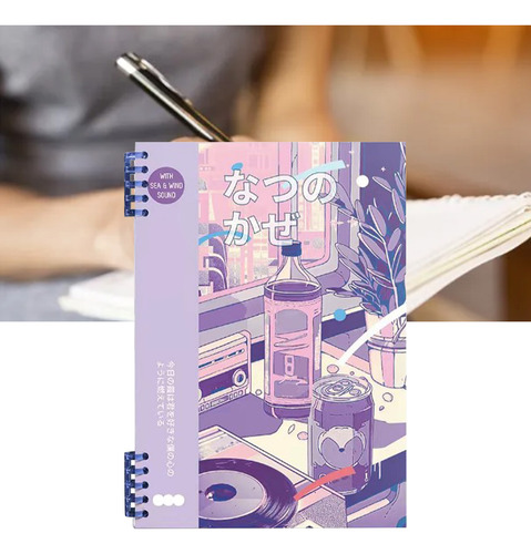 Cuaderno B5 Con Hojas Sueltas, 120 Páginas, Tinta Recargable