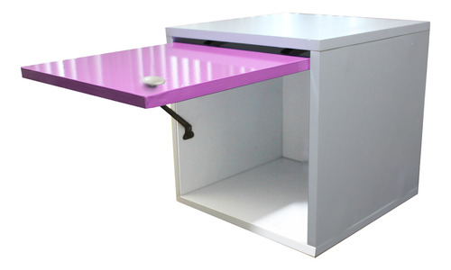 Buro Flotante Recamara Mdf Mesa Envio Ensamblado Rosa