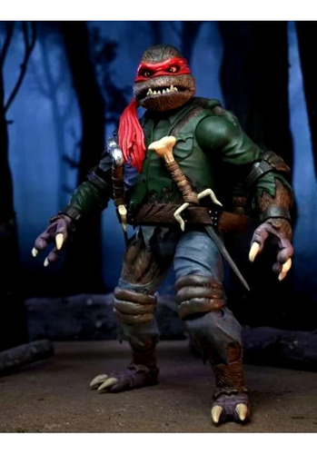 Figura Rafael Tortugas Ninja Hombre Lobo Original Neca