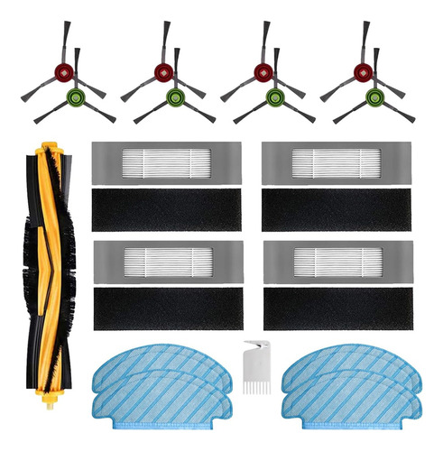 Para 2 Piezas De Repuesto Del Robot Aspirador Pro Station Ma