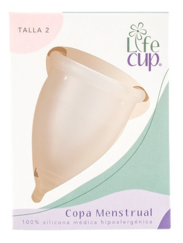 Copa Menstrual Lifecup - Talla 2 Transparente