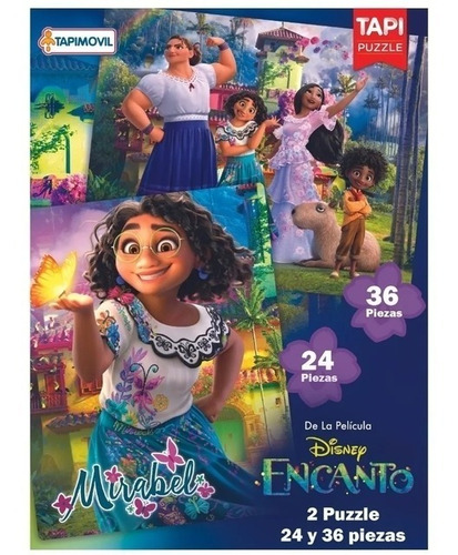 Rompecabezas Puzzle Encanto 24-36 Piezas Tapimovil Den01145