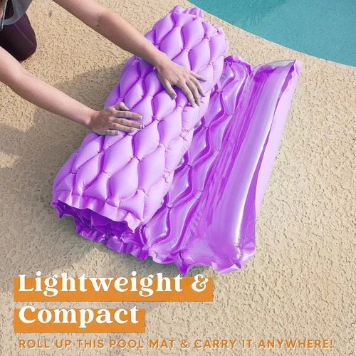 Colchoneta Flotante Inflable De Bolsillo Sloosh Colchón De P