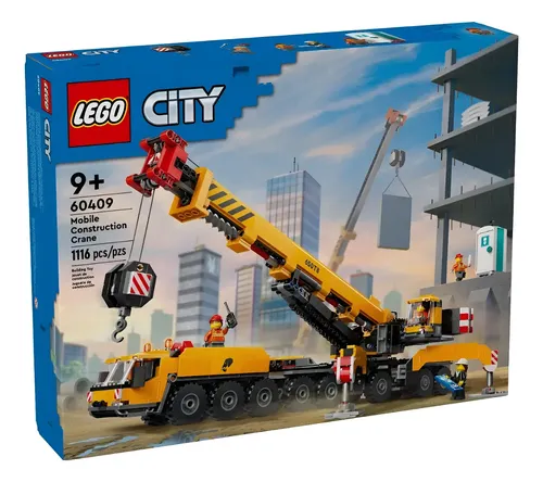 Lego 60409 City - Guindaste De Construção Móvel Amarelo | MercadoLivre