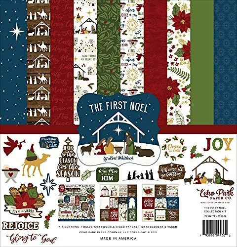 Echo Park Paper Company The First Noel Collection - Juego De