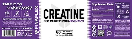 Creatina Pure 300grs 60serv Finaflex Masa Muscular Fuerza