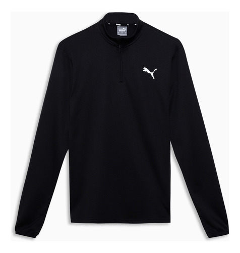 Poleron Puma Outdoor Inspired 1/4 Zip M Negro Hombre