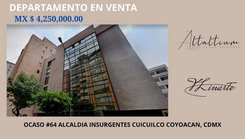 Departamento En Venta En Coyoacan Alcaldia Insurgentes Cuicuilco Cdmx I Vl11-ca-006
