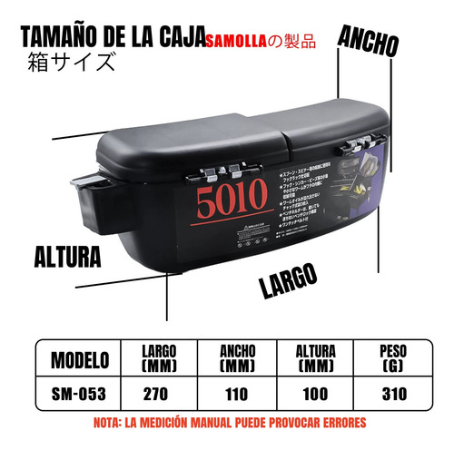 Portátil Estuche Caja Para Aparejos Señuelos Anzuelos Pesca