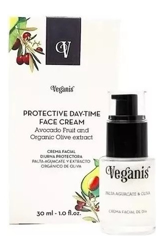 Crema Facial Diurna Protectora Palta & Oliva Veganis 30ml Fw