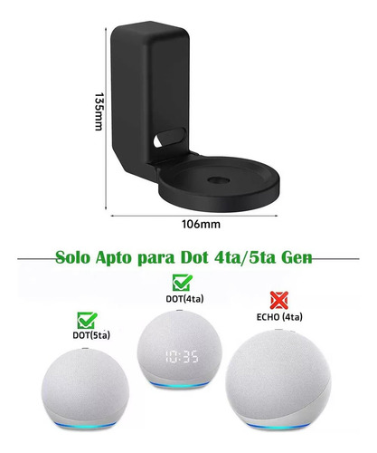 Soporte Para Alexa Echo Dot 4ta 5ta Generation Base Stand