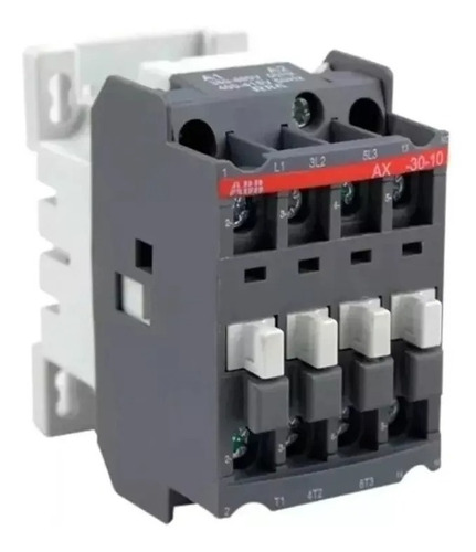 Contactor Tripolar Abb Ax18 1 Na 18 Amp Bobina 24vca