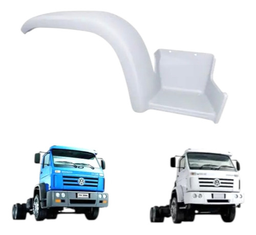 Paralama Com Estribo + Pisante Vw Delivery - Lado Direito