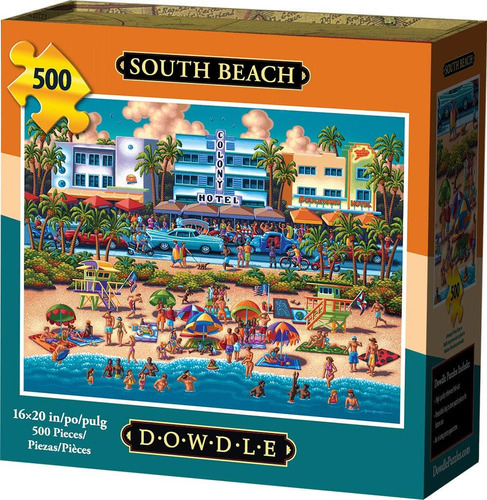 Rompecabezas Dowdle - South Beach - 500 Piezas