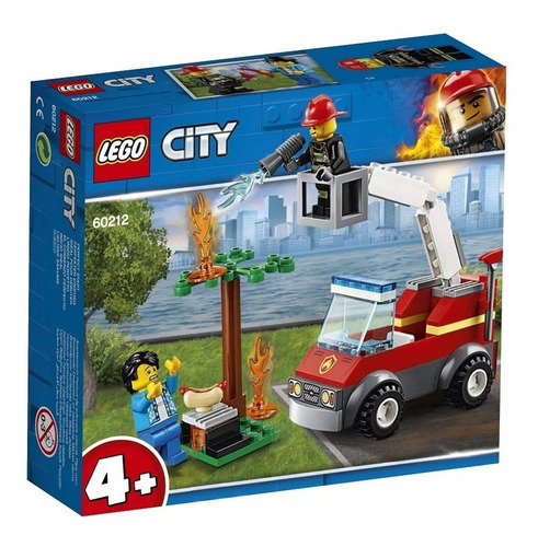 Lego City 60212 Incendio En La Barbacoa Original