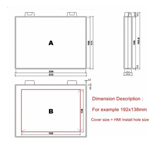 Hmi Dop-107ev Delta + Protector Acrilico Para Hmi 7 Pulgadas