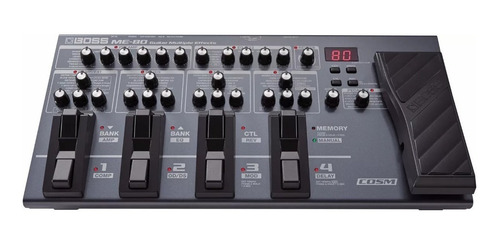 Imagen 3 de 5 de Pedal de efecto Boss Guitar Multiple Effects ME-80 negro