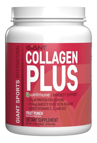 Colágeno Collagen Plus Wellmune Beta Glucano Inmunidad