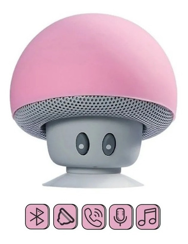 Mini Bocina Bluetooth Recargable Estilo Hongo Portátil Pop