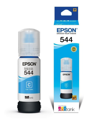 Imagen 2 de 2 de Tinta Epson T544 Cyan Ink Botella 65ml - St