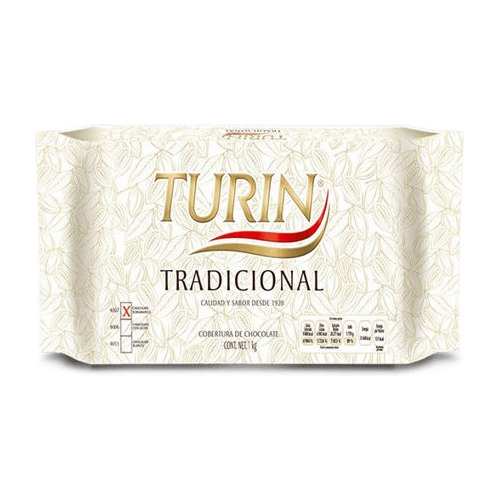 1 Kg Turin Marqueta Chocolate Blanco Repostería