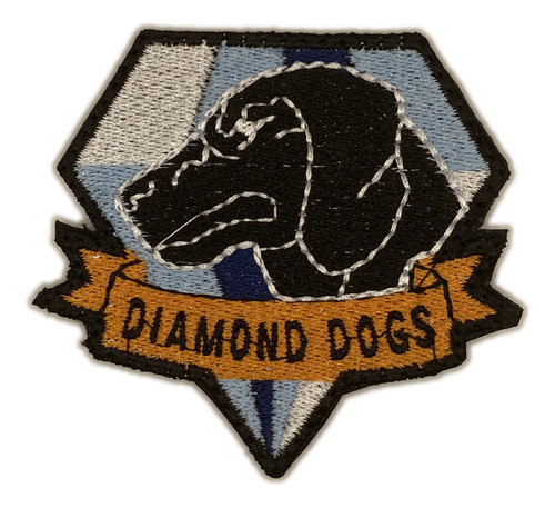 Metal Gear Solid - Diamond Dogs - Velcro - Parche Bordado