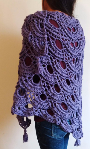 Imagen 2 de 2 de Capa Tejida A Crochet