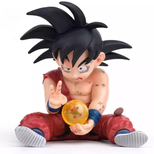 Figura De Dragon Ball Z Pvc Coleccionable Goku 10cm, Regalo 