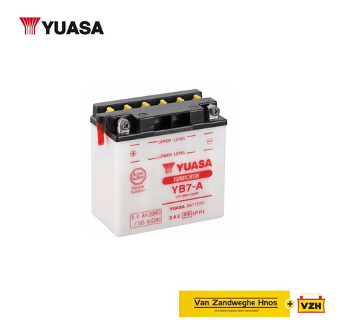 Bateria Yuasa Moto Yb7-a = 12n7-4a Suzuki Gn En 125  Vzh Sr