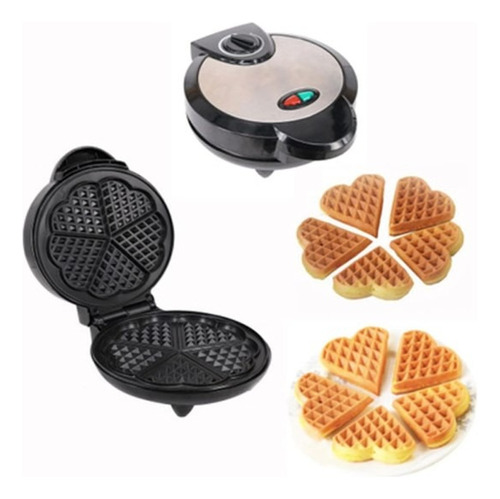 Máquina Para Hacer Waffle Corazón