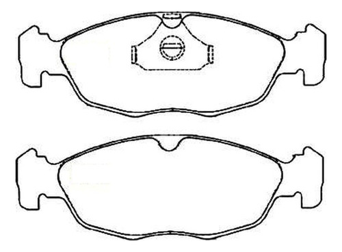 Jogo Pastilha Freio Compativel Celta 2000-2009 Dianteira Syl
