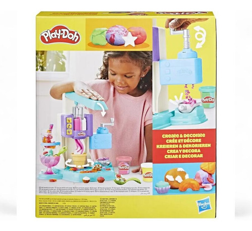 Masas Interactivas Play Doh Heladeria Multicolor
