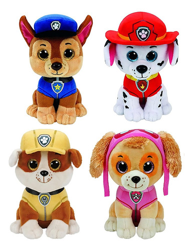 L 4 Peluches Jueguete Regalo Patrulla Canina Gorro Bebés