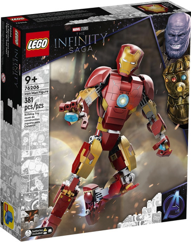 Lego® Marvel: Figura De Iron Man Cantidad de piezas 381