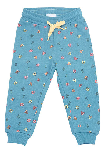 Pantalón De Buzo Bebe Print I Verde Corona