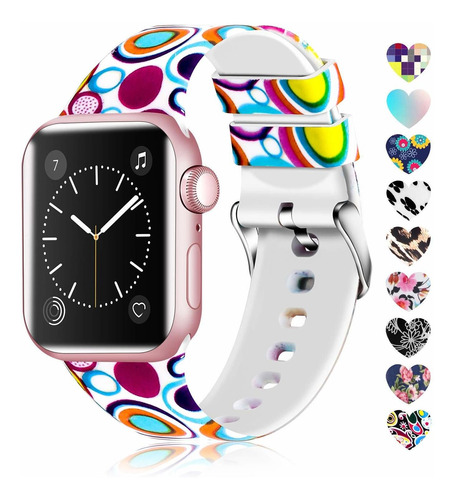 Malla Silicona Para Apple Watch (42/44mm) Lwsengme [dwmn4mj]