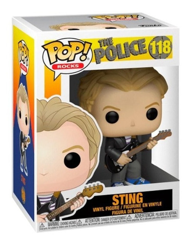 Imagen 2 de 2 de Sting The Police Figura Exclusiva Y De Colección