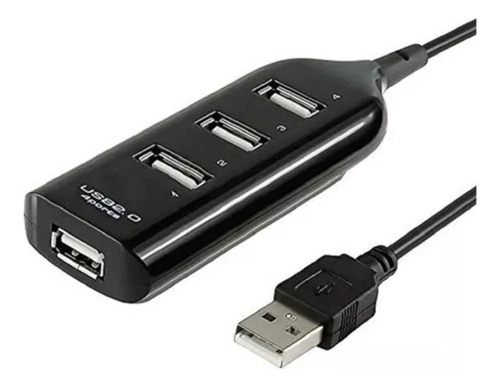 Hub Usb 2.0 De 3 Puertos Tipo Zapatilla Pc Notebook 