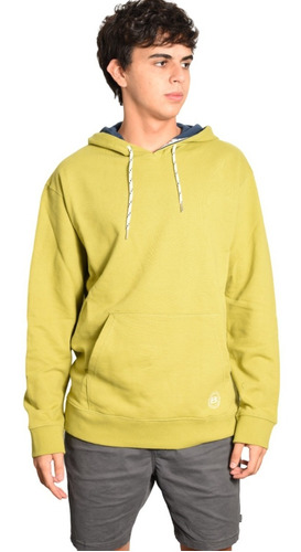 Buzo Hombre Bensimon Canguro Hoodie Oversize Verde 