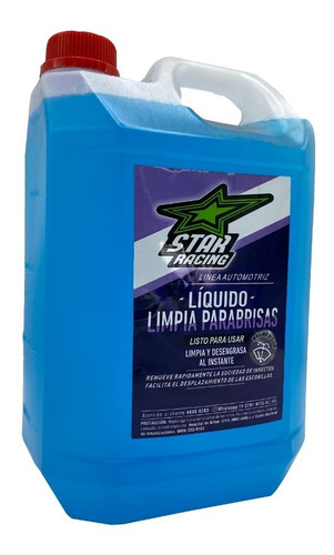 Liquido Limpia Parabrisas X 5l Star Racing Premium