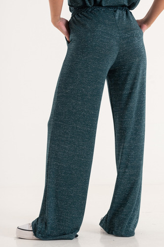 Pantalon Palazzo Lurex Sedoso Gaia Mujer Art 2529