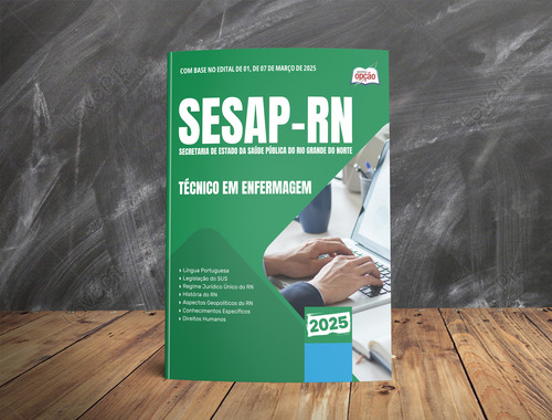 Apostila Concurso Técnico Em Enfermagem - Sesap Rn 2025 - Editora Opção
